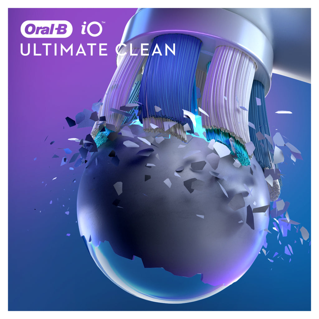 Oral-b oral-b io ultimate cepillos de apuñalamiento limpio 2 piezas