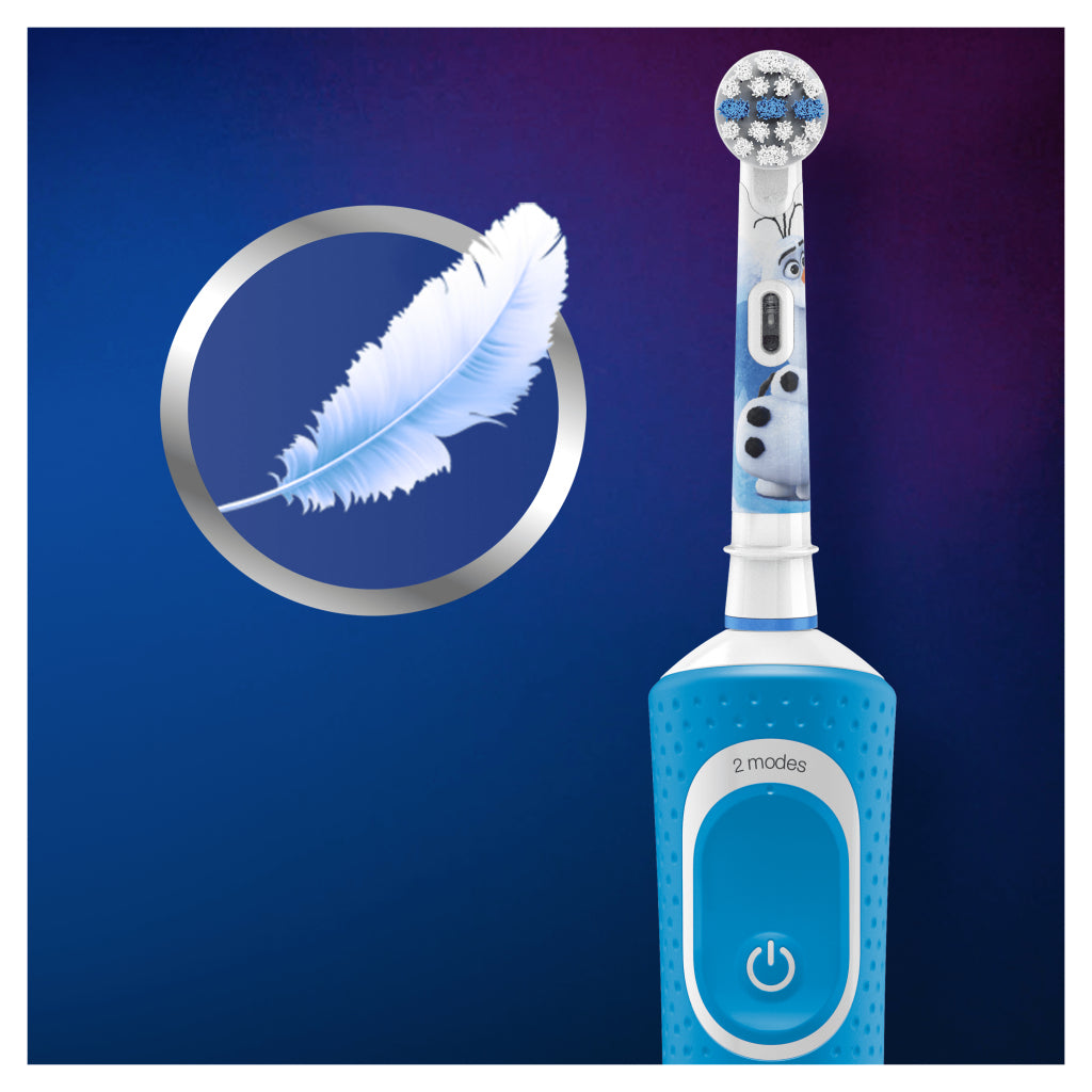 Oral-b oral-b niños congelados 2 dientes eléctricos de dientes azul blanco