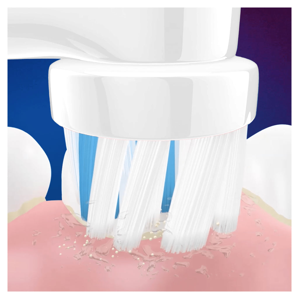 Oral-b oral-b niños congelados 2 dientes eléctricos de dientes azul blanco
