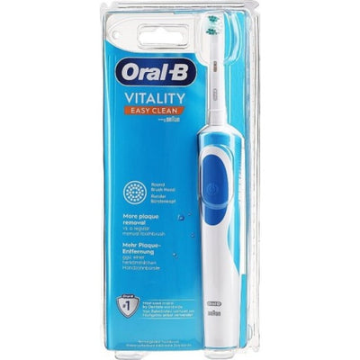 Bucal b oral B vitalidad cepillo de dientes eléctrico azul blanco