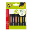 Stabilo green boss - markeerstift - set met 4 stuks
