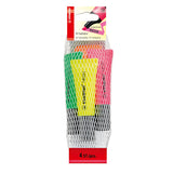 Stabilo neon - markeerstift - unieke tube vorm - etui 4 kleuren - afbeelding 2