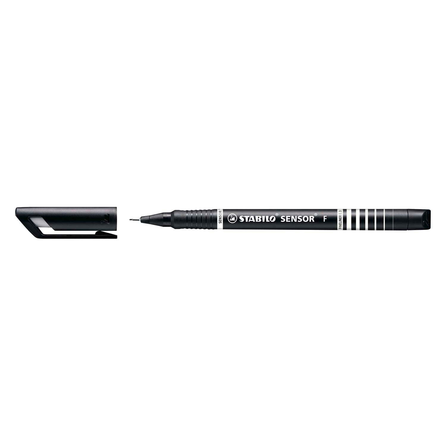 Stabilo sensor - fineliner 0.3 mm - set met 4 stuks