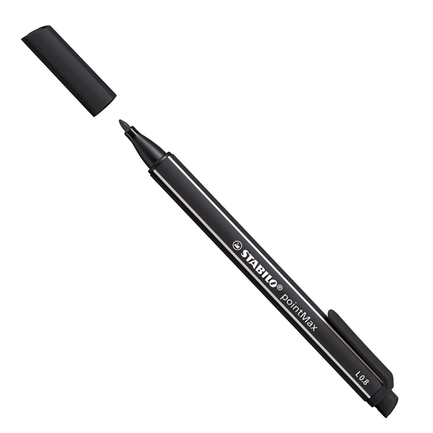 Stabilo Pointmax Hardtip Fineliner Negro (488 46)