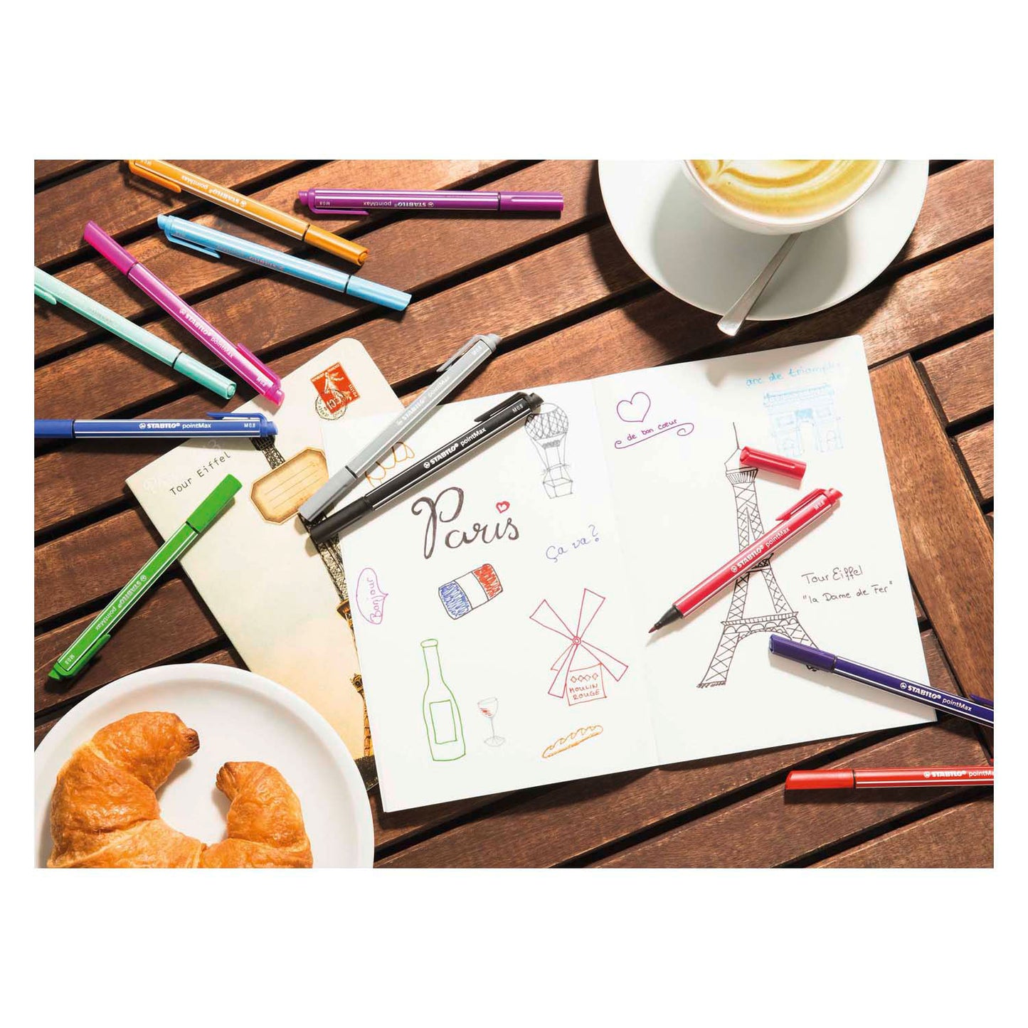 Stabolo Pointmax HardTip fineliner 0,8 mm turchese
