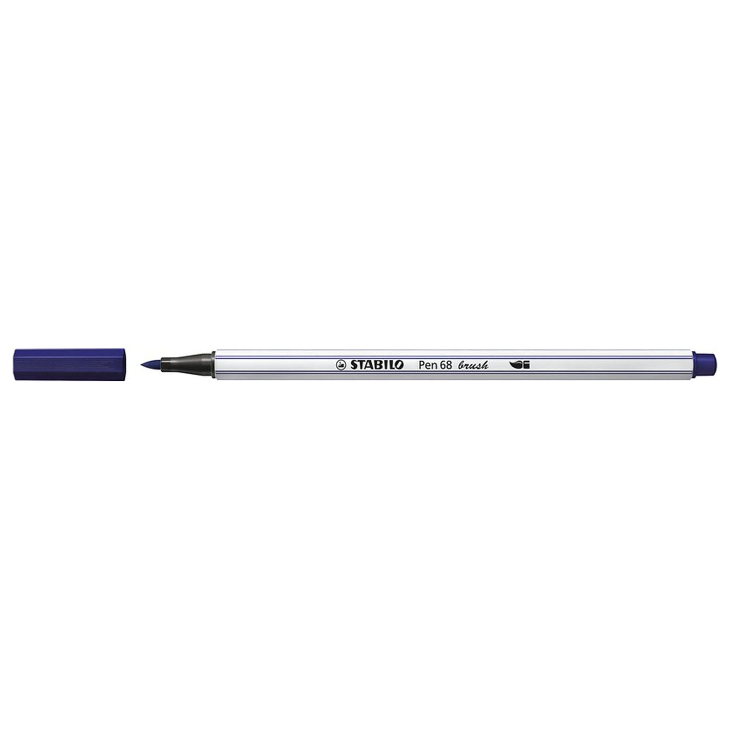 Stabilo pen 68 brush - viltstift - pruissisch blauw (22)