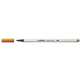 Stabilo pen 68 brush - viltstift - donker oker (89) - afbeelding 1