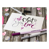 Stabilo pen 68 brush - viltstift - zwart (46) - afbeelding 4