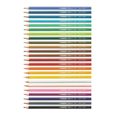 STABILE GREENCOLORS Pencille colorate Arty, 24 °.
