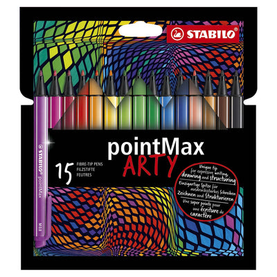 Stabilito Pointmax Fineliner Arty, 15st.