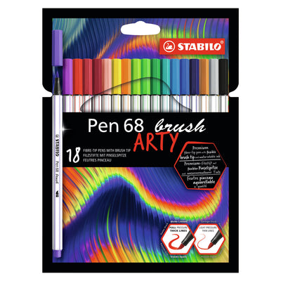 STABILO PEN 68 PROBLES ARTY -TIP PENS 18ST.