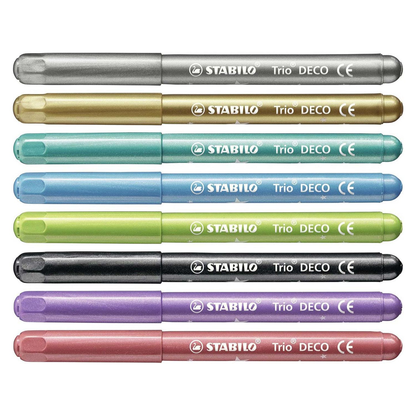 Stabilo Trio Deco Metallic FIENT -TIP PENS 8ST.