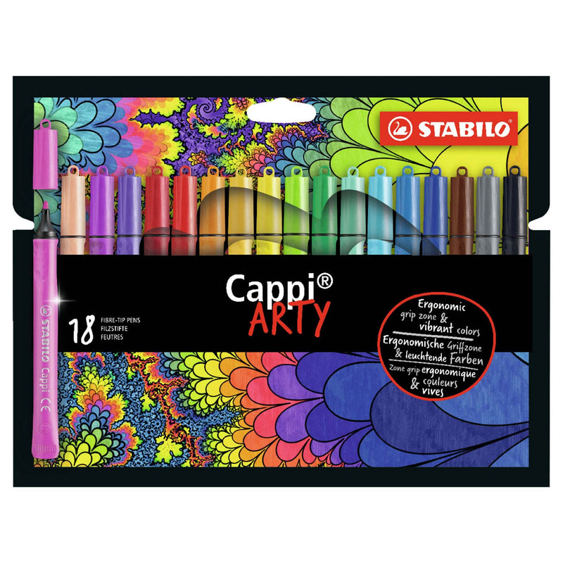 STABILO CAPPI ARTY FIENTE -TIP PENS 18ST.