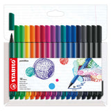 Stabilo pointmax - hardtip fineliner - set met 18 stuks - afbeelding 1