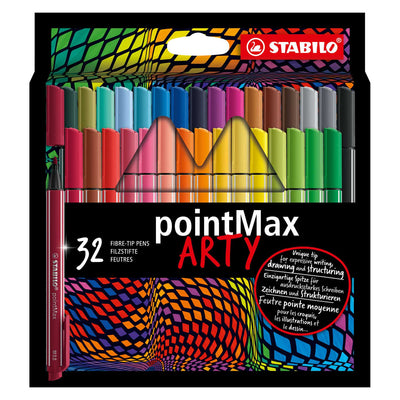 Stabilito Pointmax Fineliners Arty Endui, 32st.