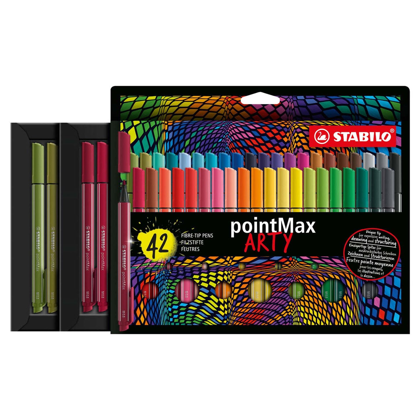 Stabilito Pointmax Fineliners Arty, 42st.