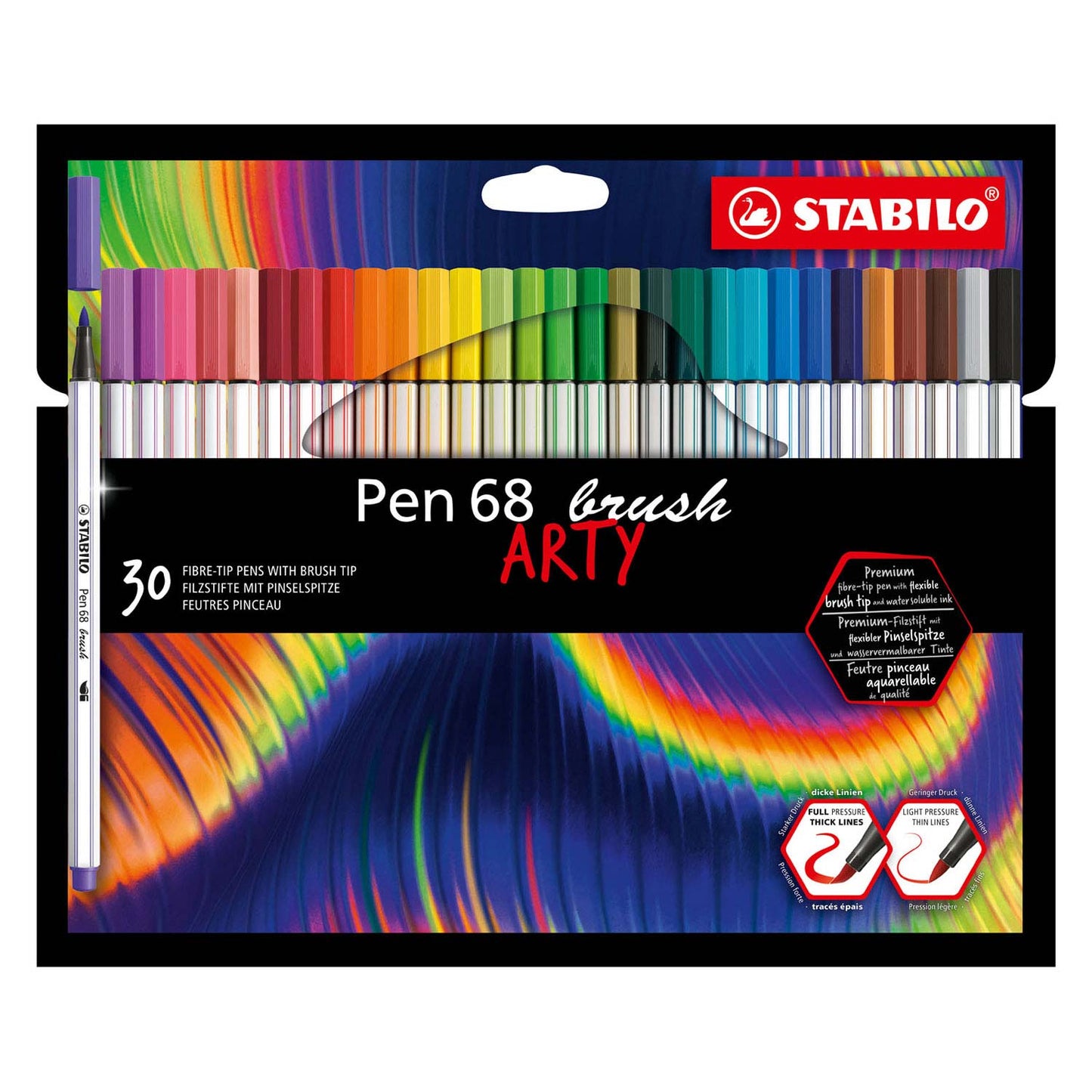 Stabilo Pen 68 Arty FIENT -TIP PENS 30ST.