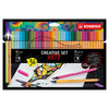 Stabilo creative set - pen 68 point 88 pastel - arty - combi etui 36 stuks