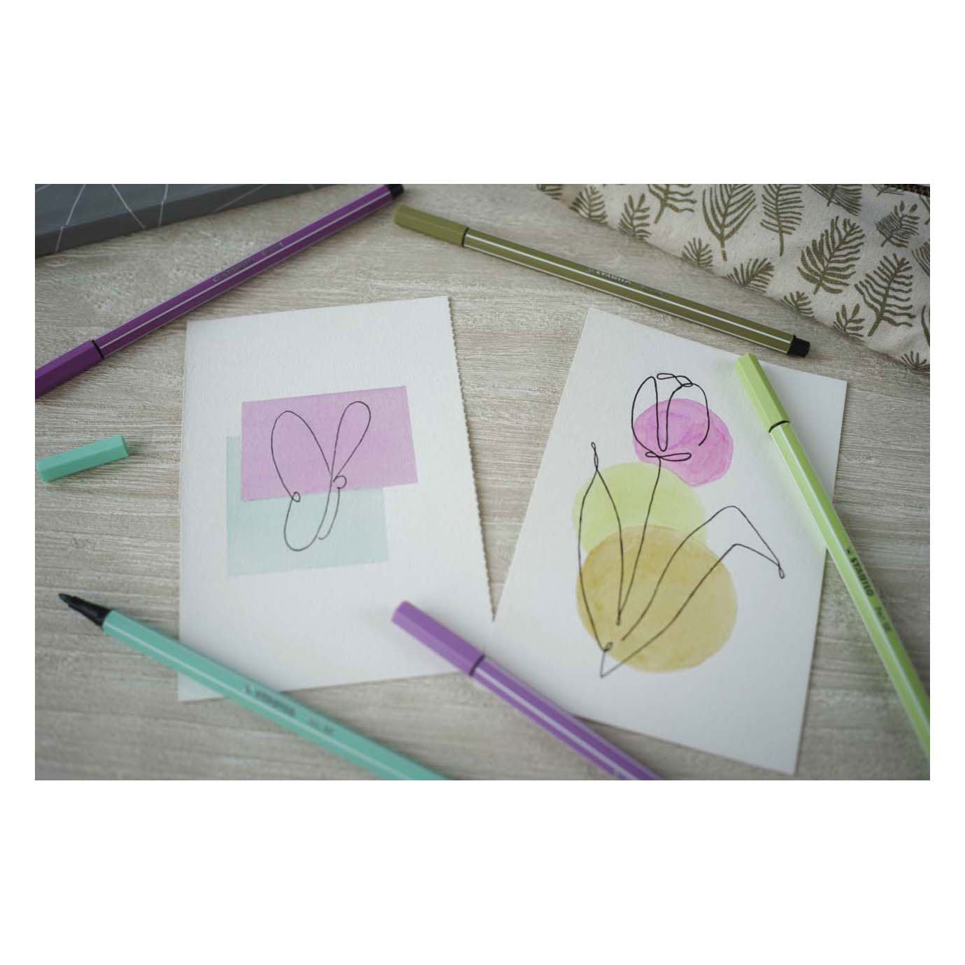 Stabolo Pen 68 Penne in feltro 10 pezzi