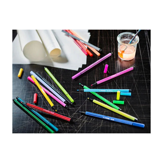 Stabilo Pen 68 FI SENT -TIP PEN ARTY Con 65 piezas