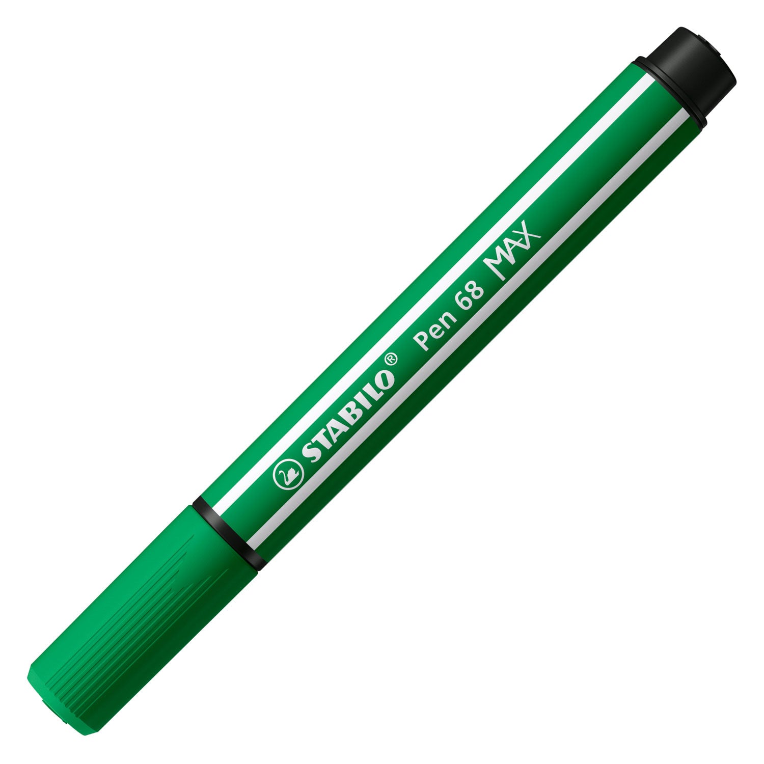Stabilo Pen 68 Max felt -tip pen with thick chisel point Smaragdgroen