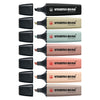 Marcador original de Stabilo Boss Set 8 piezas de naturales