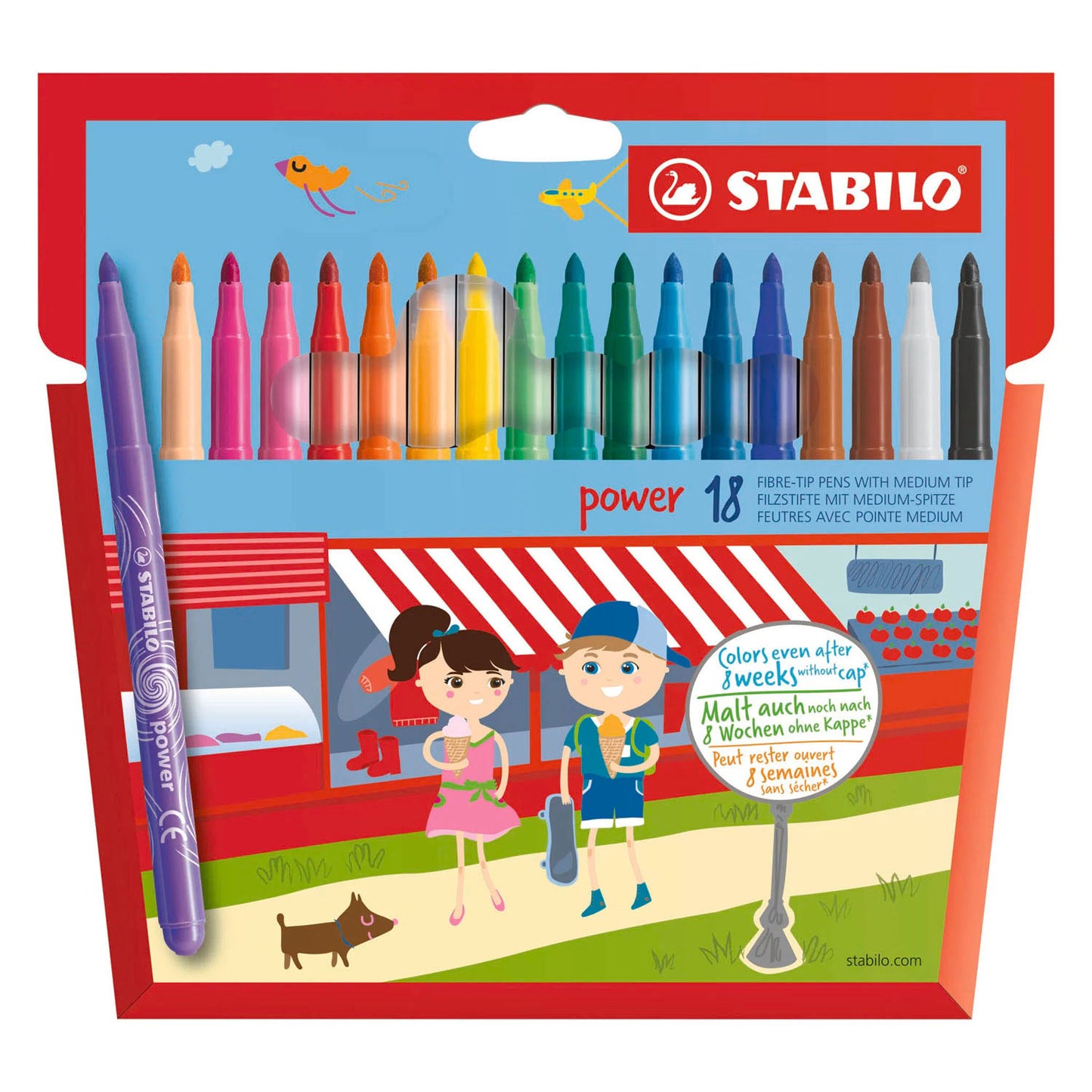 Rotuladores Stabilo power - 18 uds.