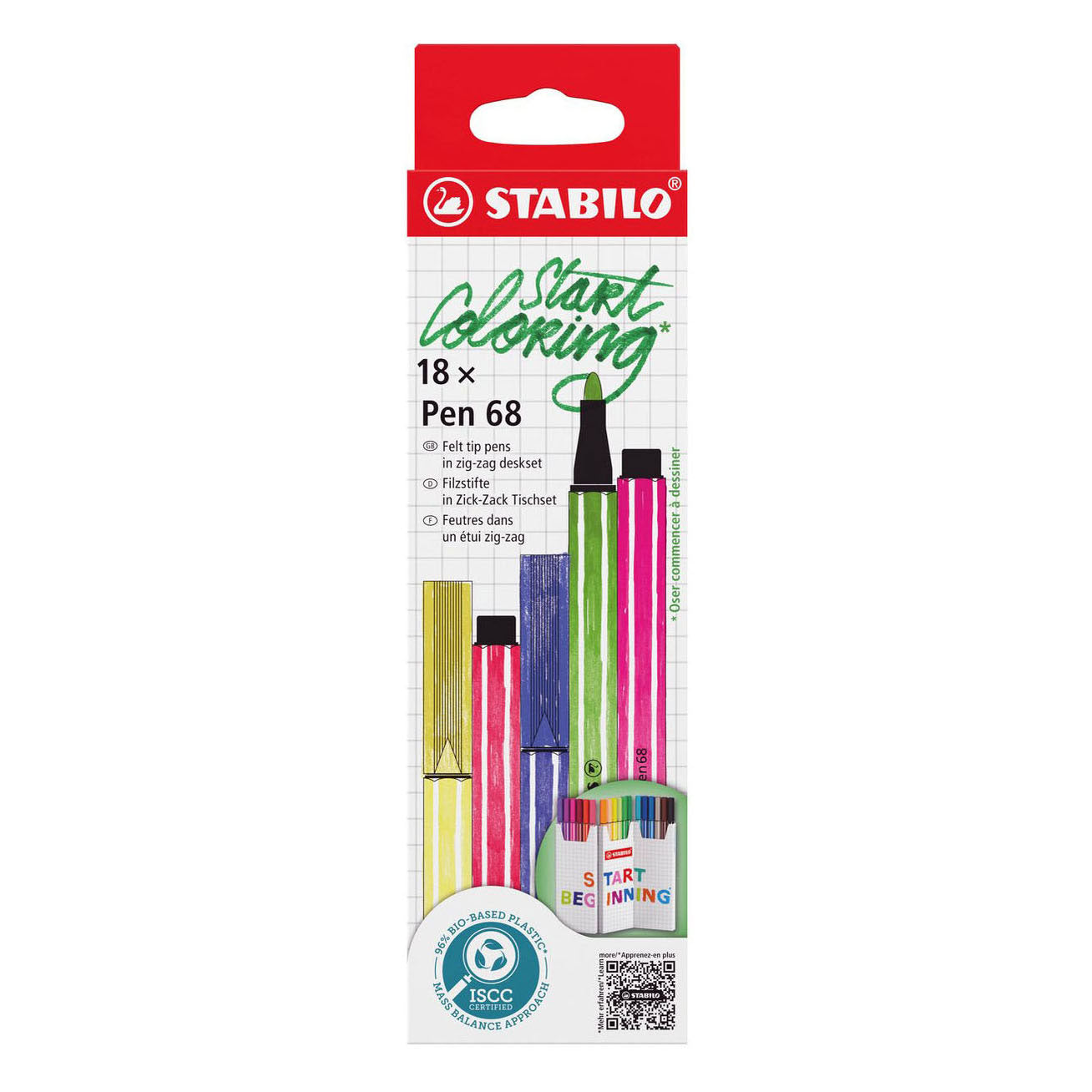 Stabilo Pen 68 Desk set Comience comenzando 18 piezas