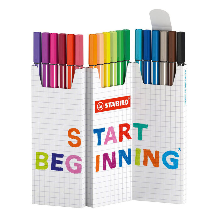 Stabilo Pen 68 Desk Set inizio a partire da 18 pezzi
