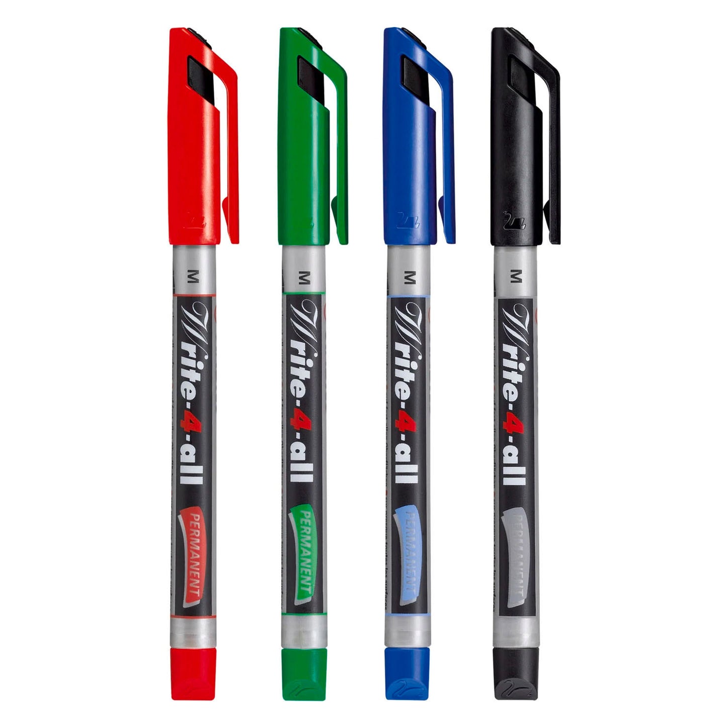 Marcador permanente Stabilo write-4-all mediano (1,0 mm) - 4 uds.