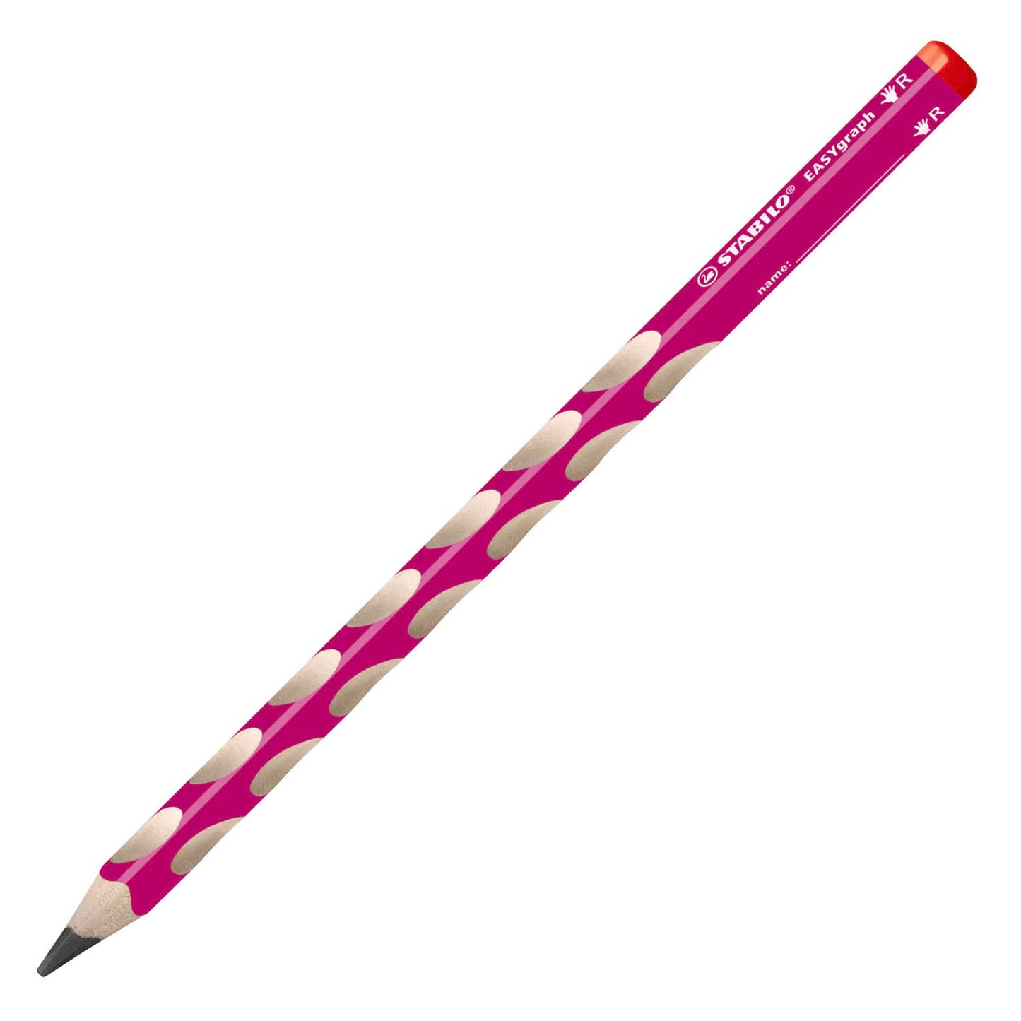 Matita in grafite per destrimani Stabilo easygraph hb - rosa