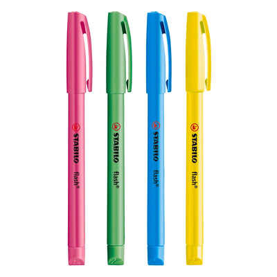 Evidenziatori flash Stabilo - 4 pz.