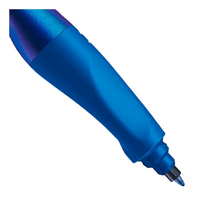 Penna a sfera per mancini Stabilo easyoriginal olografica - blu