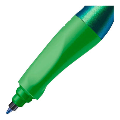 Penna a sfera per destrimani Stabilo easyoriginal olografica - verde