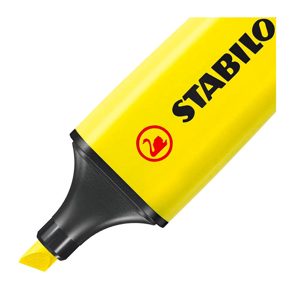 Rotuladores Stabilo boss originales amarillos - 4 uds.