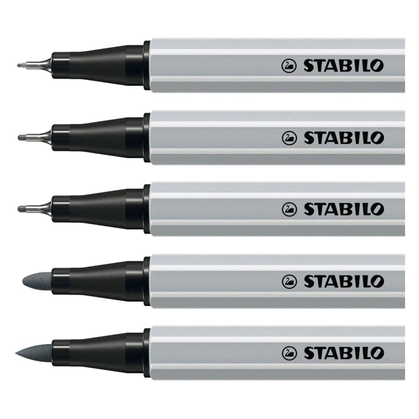 Stabilo creative tips penne artistiche diversi spessori di punta - 10 pz.