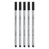 Stabilo creative tips arty pennen zwart - 5dlg