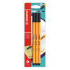 Pennarelli Stabilo point 88 neri - 3 pz.
