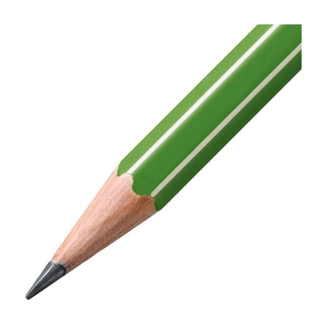 Lápices de grafito Stabilo greengraph hb - 3 uds. con borrador