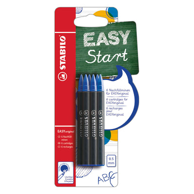 Recambios Stabilo easyoriginal azul medio - 6 uds.
