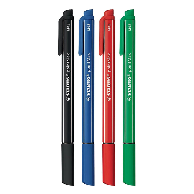 Fineliner Stabilo pointmax - 4 pz.