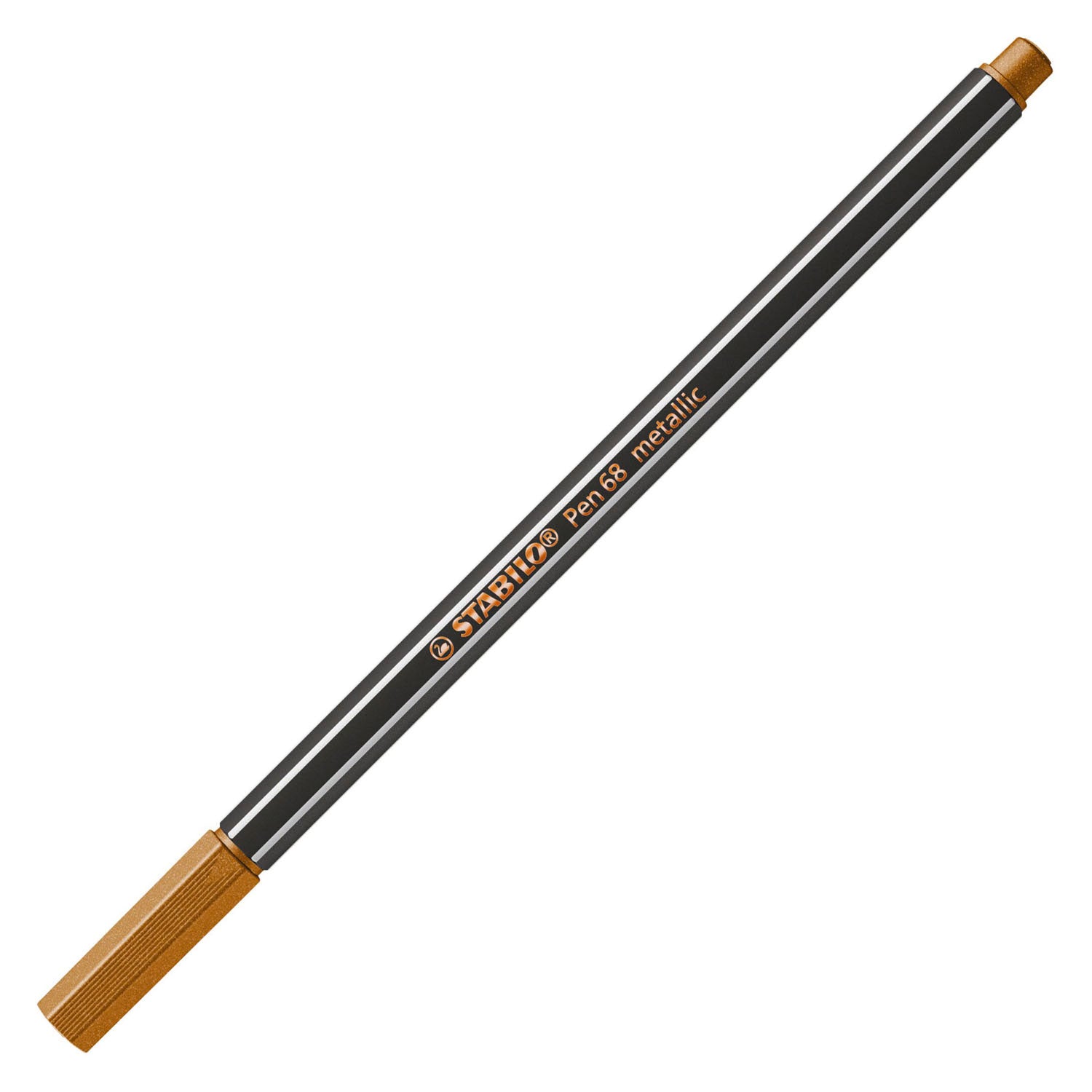 Stabilo pen 68 pennarelli metallici argento oro rame - 3 pz.