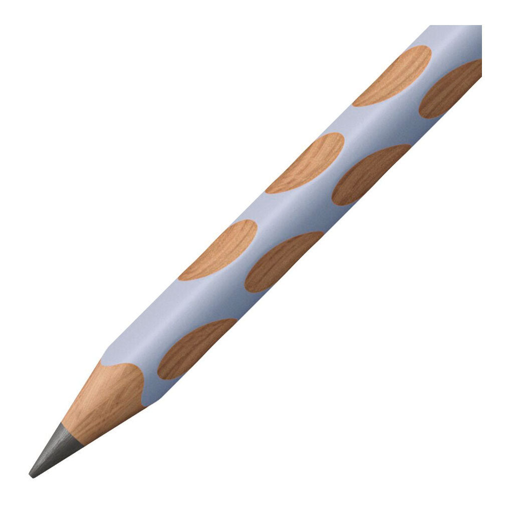 Stabilo easygraph - lápiz de grafito ergonómico - para diestros - dureza hb - violeta pastel - 2 piezas