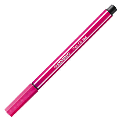 Stabilo pen 68 mini - premium viltstift - animal vibes - etui met 8 kleuren + sticker