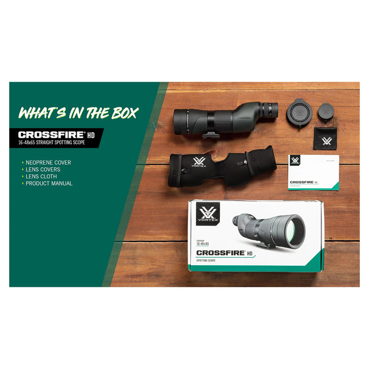 Vortex crossfire hd 16-48x65 spotting scope recht