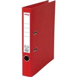 Ordner vikingo a4 ancho lomo 5cm rojo
