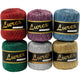 Hilo lurex con purpurina, l: 160 m, varios colores, 6x25 gr 1 caja