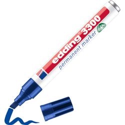 Pennarello indelebile edding 3300 blu medio