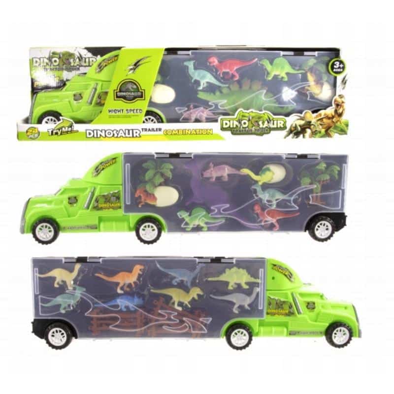 Jonotoys Dinosaurus Truck 24 -pezzetto 47 cm di lunghezza