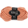 Creativ company hilo acrílico fantasia, l: 35 m, maxi, beige, 50 g 1 ovillo